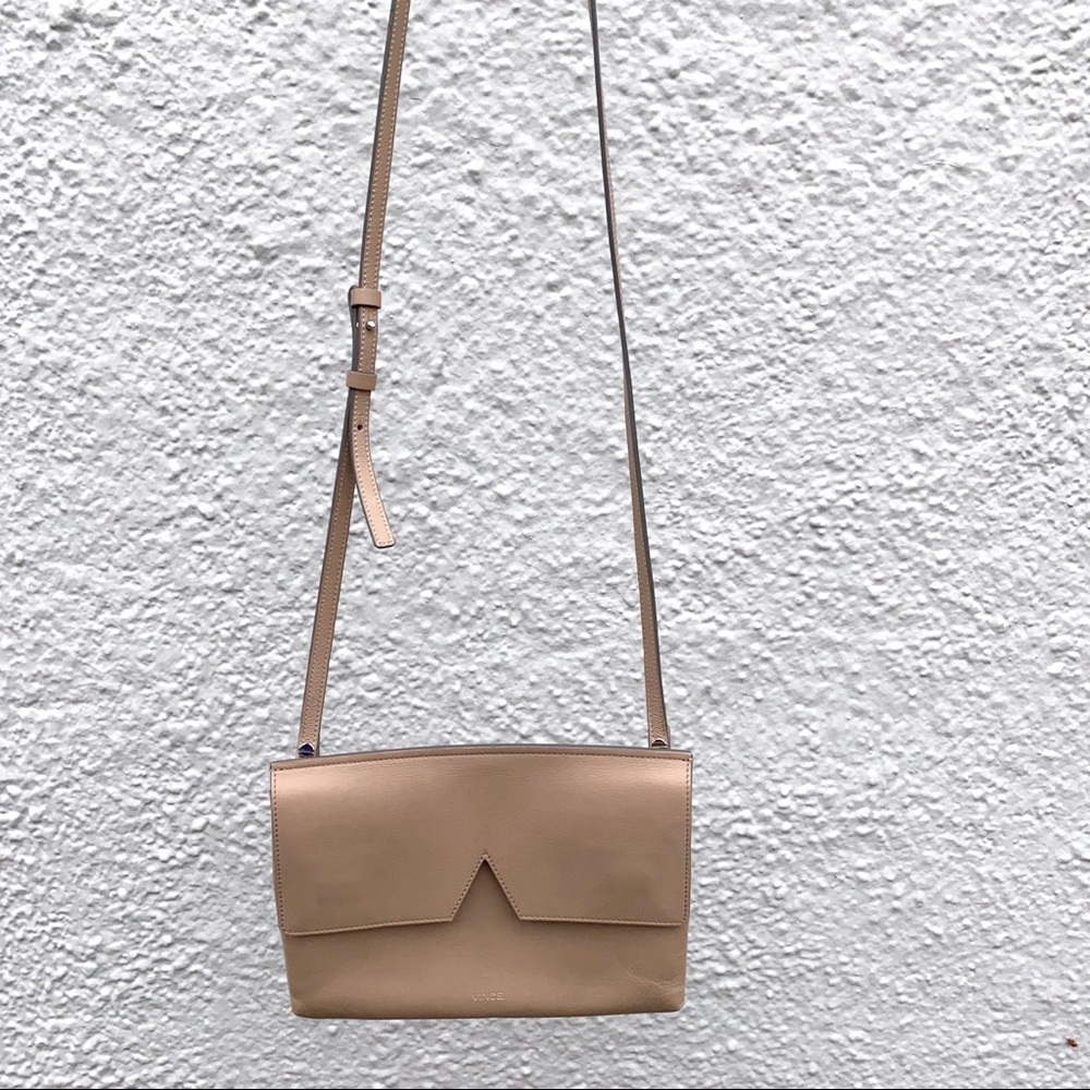 Gently used Vince Crossbody Taupe Tan Clutch